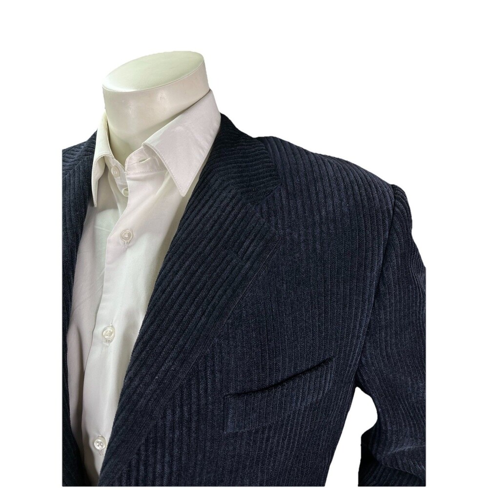 PAL ZILERI PULL Blazer Men 40S Luxury Corduroy Sport Jacket View 3